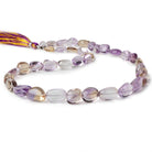 9x7-15x10mm Ametrine plain nugget beads 16 inch 37 pieces - Beadsofcambay.com