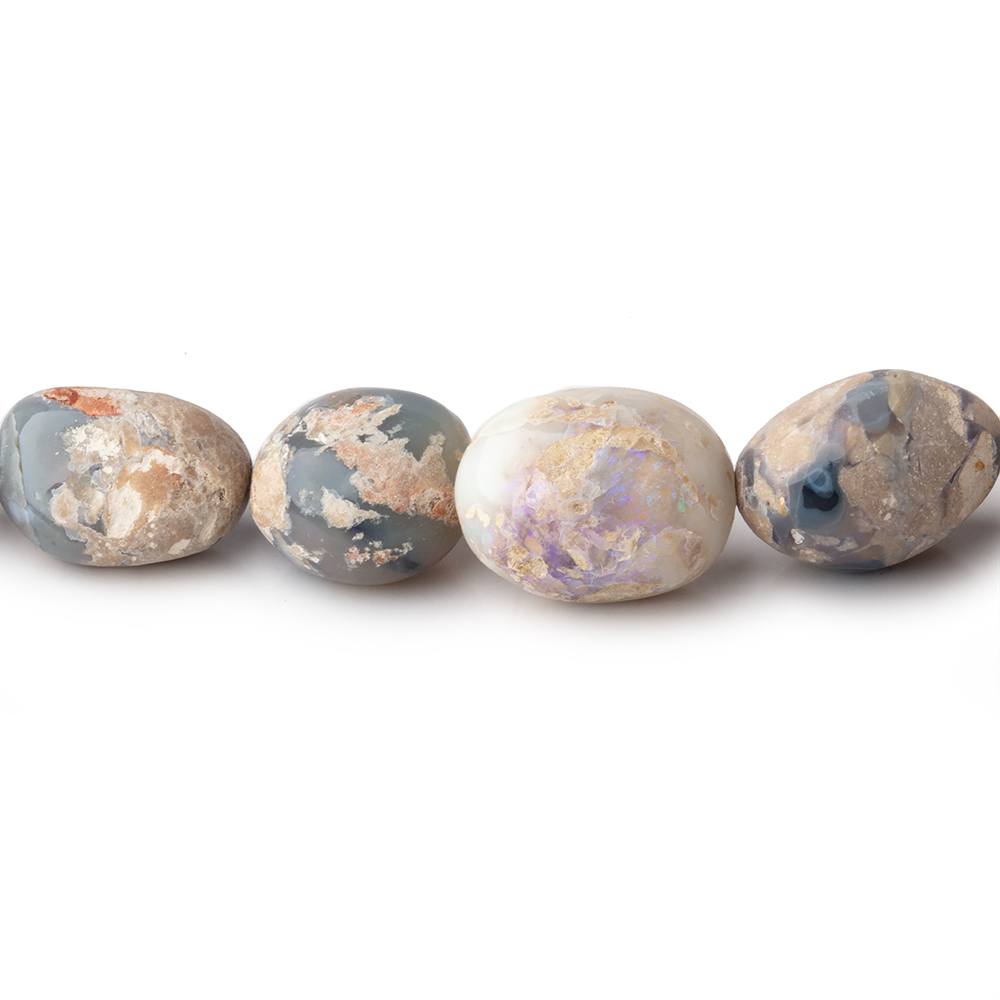 9x7-15x12mm Australian Opal Plain Nugget Beads 18 inch 36 pieces AA - Beadsofcambay.com
