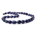 9x7-17x12mm Blue Sapphire Faceted Nugget Beads 18 inch 34 pieces AA - Beadsofcambay.com
