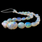 9x7-26x19mm Ethiopian Opal Straight Drill Plain Nuggets 19 inch 36 beads AA - Beadsofcambay.com