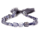 9x7mm Iolite Faceted Faceted Nuggets 8 inch 22 beads - Beadsofcambay.com
