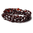 9x8-13x8mm Garnet Straight Drill Faceted Pears 16 inch 35 beads - Beadsofcambay.com