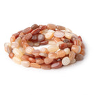 9x8-16x9mm Multi Color Moonstone Plain Nugget Beads 18 inch 36 pieces - Beadsofcambay.com