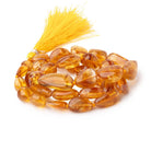 9x8-22x11mm Madeira Citrine Plain Nugget Beads 18 inch 33 pieces - Beadsofcambay.com