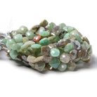 9x9-10x10mm Mystic Multi Gemstone faceted pillow beads 8 inch 44 pieces - Beadsofcambay.com