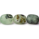 9x9-14x10mm Matte Prehnite tumbled plain nuggets 12 inch 23 beads AA - Beadsofcambay.com