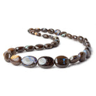 Australian Boulder Opal plain nuggets 17.5 inch 34 beads 8x6x4-19x14x8mm A - Beadsofcambay.com