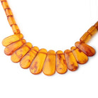 Baltic Amber Necklace 16 inch 42 pieces - Beadsofcambay.com