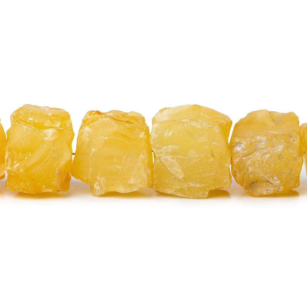Cantalope Orange Agate Hammer Faceted Cube Beads 8 inch 15 pieces - Beadsofcambay.com