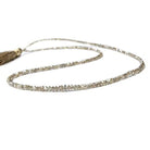 Champagne Diamond Beads Faceted Rondelle - Beadsofcambay.com