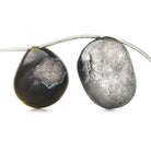 Chocolate Brown Plain Agate Drusy Beads - Beadsofcambay.com