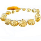 Citrine `Candy Kiss` Briolette 15 pcs - Beadsofcambay.com