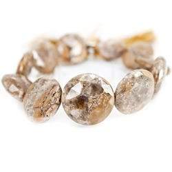 Desert Cliff Jasper Beads Straight Drilled Faceted Coins - Beadsofcambay.com