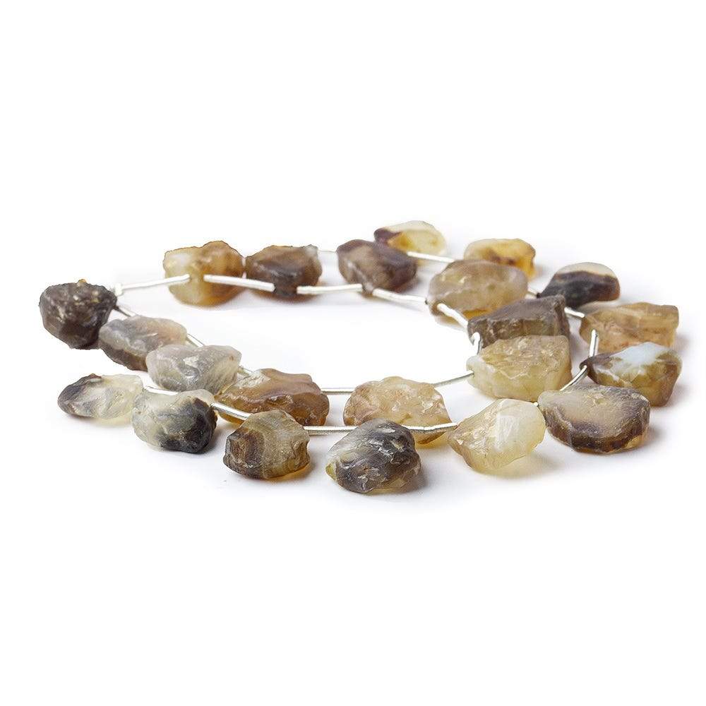 Earthen Agate Beads Hammer Faceted - Beadsofcambay.com
