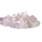 10x6-17x10mm Frosted Ametrine Plain Tear Drop Beads 60 pieces - Beadsofcambay.com