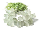 Frosted Prasiolite Plain Pears - Beadsofcambay.com