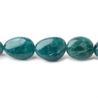 Grandidierite plain nuggets 17 inch 35 beads 7x6-17x13mm A grade - Beadsofcambay.com