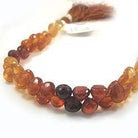 Hessonite Garnet `Candy Kiss` Briolettes - Beadsofcambay.com