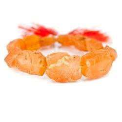 Honey Agate Beads Hammer Faceted Rectangular, 2.0mm Drill Hole - Beadsofcambay.com