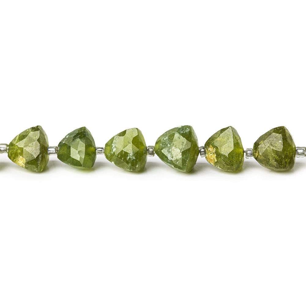 Idocrase Beads Straight Drilled Trillion - Beadsofcambay.com