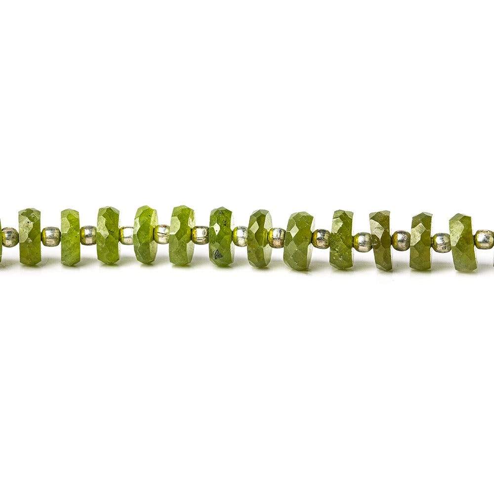 Idocrase Faceted Rondelle - Beadsofcambay.com