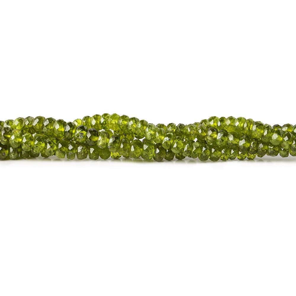 Idocrase Plain Rondelle Beads 16 inch 173 pieces - Beadsofcambay.com