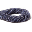 Iolite Beads Faceted Rondelle - Beadsofcambay.com