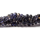 Iolite Plain Rondelle - Beadsofcambay.com