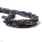 Iolite Plain Rondelle - Beadsofcambay.com