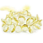Lemon Quartz Beads Top Drill Freeshape - Beadsofcambay.com