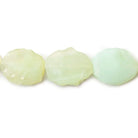 Lemonade Yellow Agate Tumbled Hammer Faceted Ovals - Beadsofcambay.com