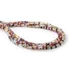 Lot of 6 Strands of Multi Gemstone Faceted Rondelle Beads - Beadsofcambay.com