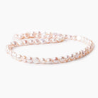 Mauve Side Drill Button Freshwater Pearl, A Grade - Beadsofcambay.com