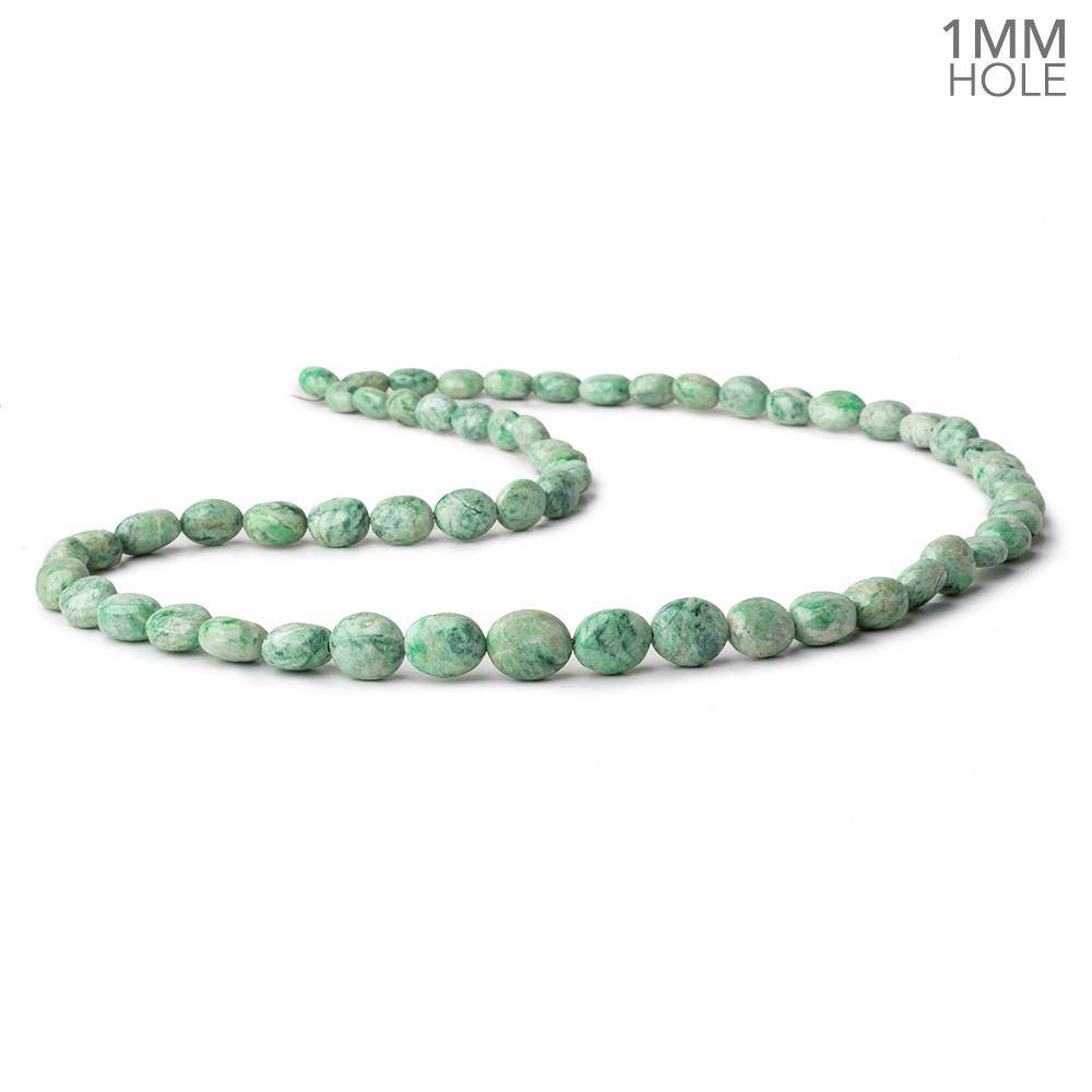 Maw Sit Sit straight drilled plain nuggets 18 inch 55 large hole beads 6x5x43-9x8x5mm - Beadsofcambay.com