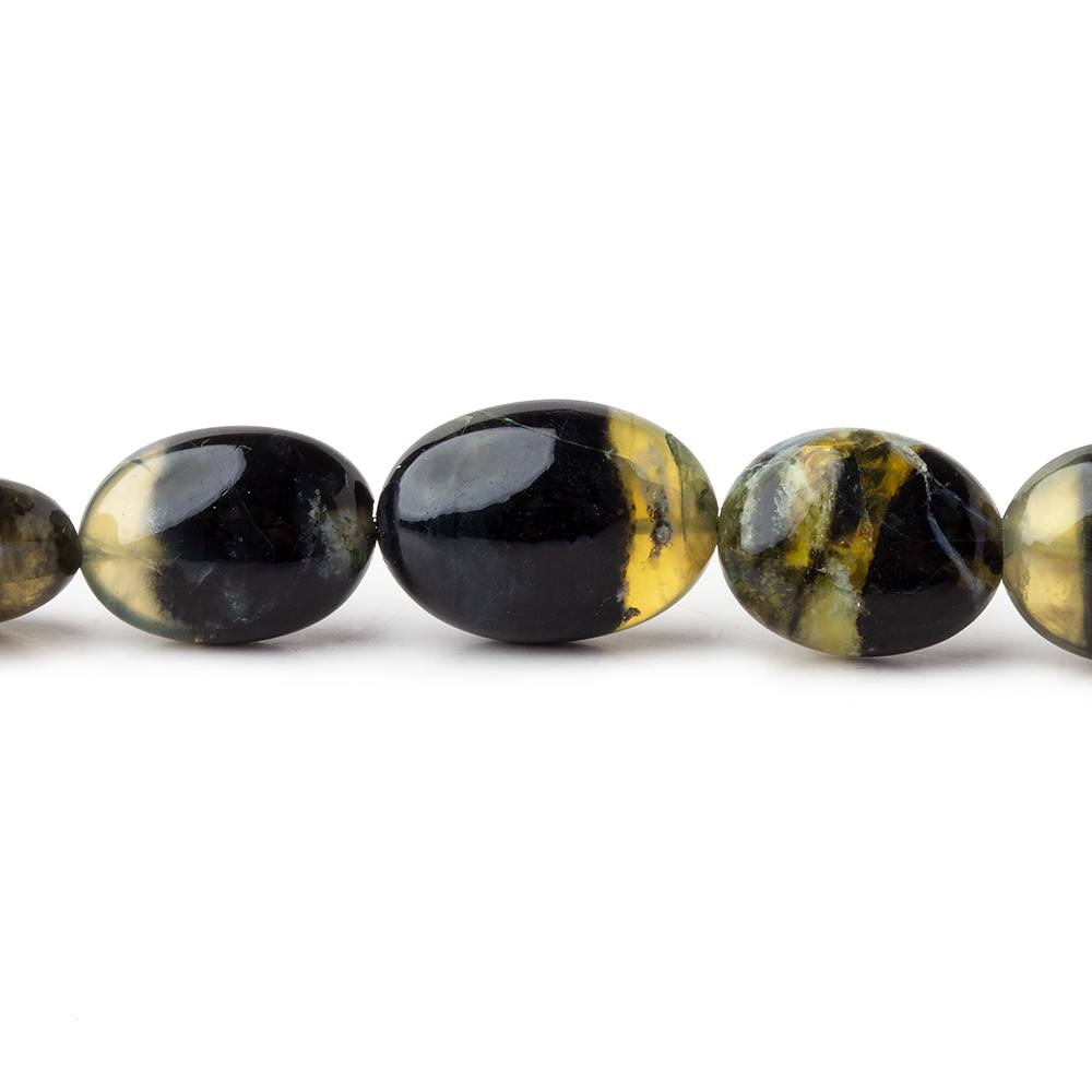 Mexican BiColor Fire Opal plain nuggets 18 inch 44 beads 6x5x3-16x11x8mm - Beadsofcambay.com