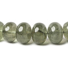 Moss Aquamarine Plain Rondelle Beads AA Grade - Beadsofcambay.com