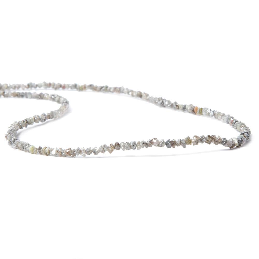 Multi Color Diamond Beads Unfaceted Nugget - Beadsofcambay.com