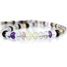 Multi-gemstone Beads Faceted Rondelle - Beadsofcambay.com