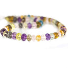 Multi-gemstone Beads Faceted Rondelle, AAA Grade - Beadsofcambay.com