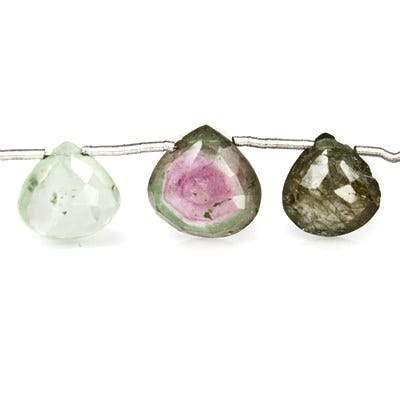 Multi-gemstone Beads Heart Briolette - Beadsofcambay.com