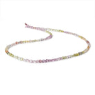 Multi Sapphire plain nuggets 18 inch 120 beads GF 3x3-4.5x3.5mm - Beadsofcambay.com