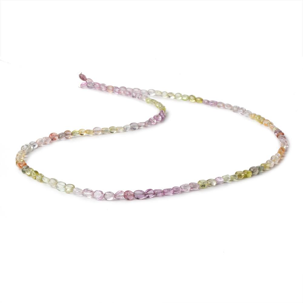 Multi Sapphire plain nuggets 18 inch 120 beads GF 3x3-4.5x3.5mm - Beadsofcambay.com