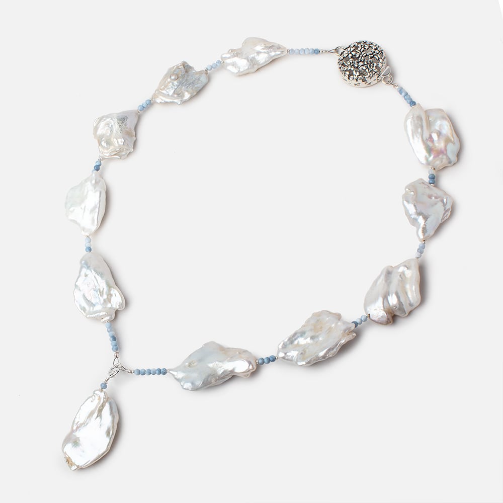 One of a Kind Souffle Pearl Necklace - Beadsofcambay.com