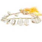 Oregon Sunstone Pear Briolette - Beadsofcambay.com