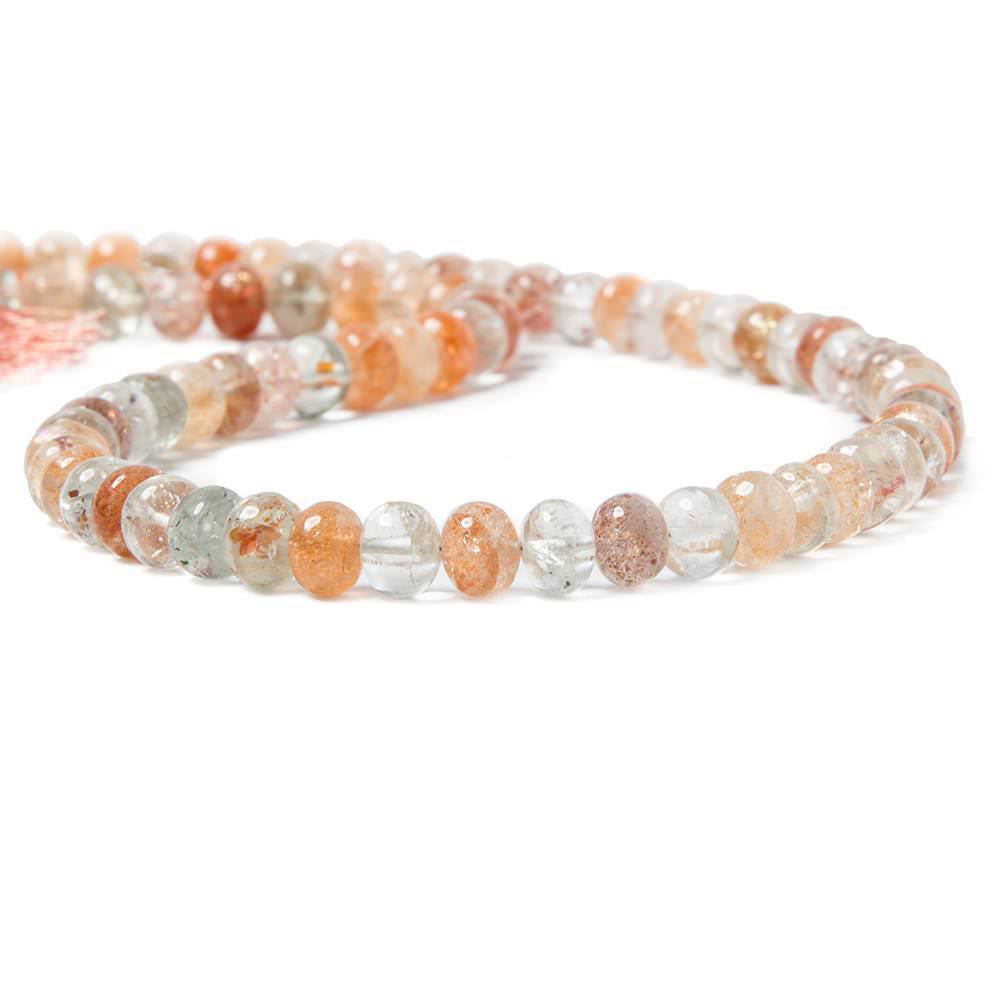 Oregon Sunstone Plain Rondelle - Beadsofcambay.com