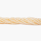 Peach Center Drilled Button Freshwater Pearl, A Grade - Beadsofcambay.com