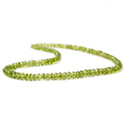Peridot Faceted Rondelle 16 pieces 121 pieces - Beadsofcambay.com