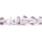 Pink Amethyst Straight Drilled Trillion - Beadsofcambay.com