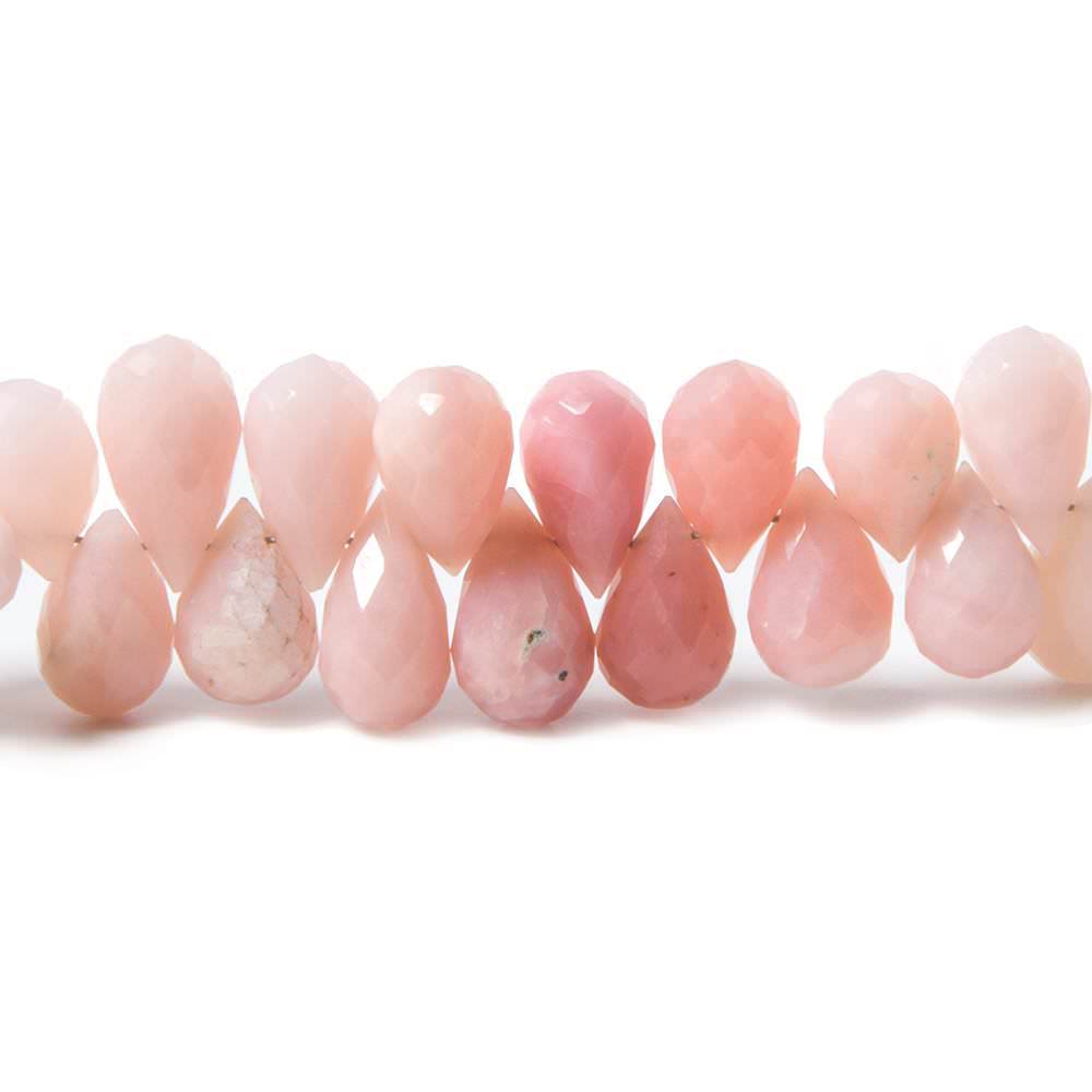 Pink Peruvian Opal Beads Tear Drop Briolette - Beadsofcambay.com