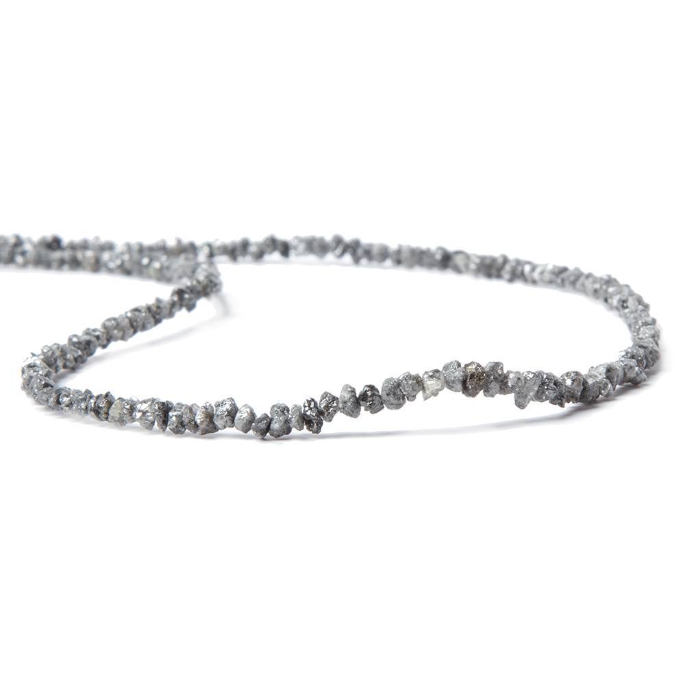 Platinum Diamond Beads Unfaceted Nugget - Beadsofcambay.com
